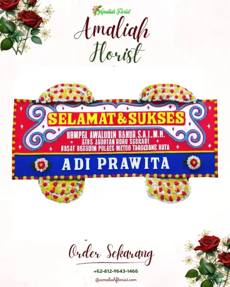 Papan Bunga Ucapan Selamat Piyono